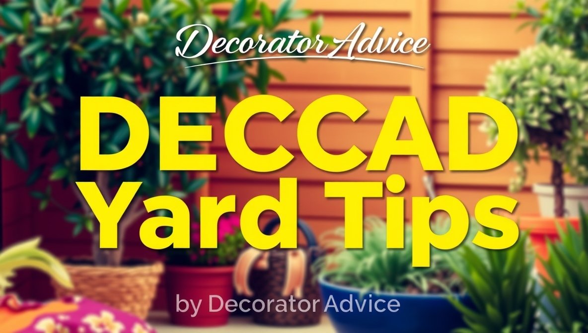 decadgarden yard tips by decoratoradvice