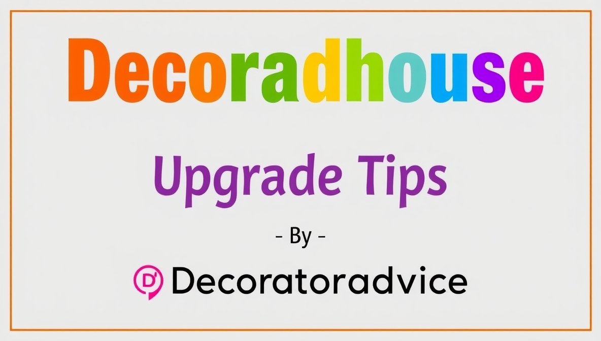decoradhouse upgrade tips by decoratoradvice