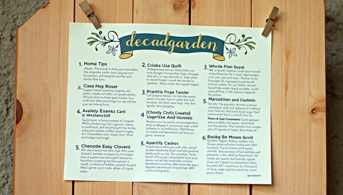 home tips and tricks decadgarden