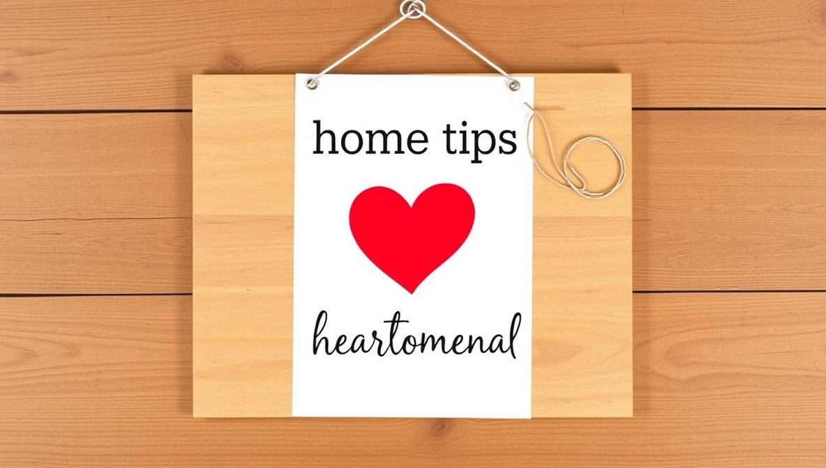 home tips heartomenal